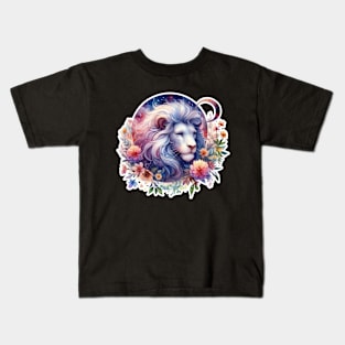 Leo Floral Kids T-Shirt